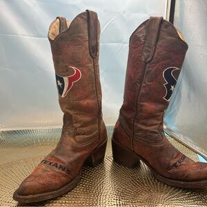 NFL women 6 Houston Texans Cowboy Boots